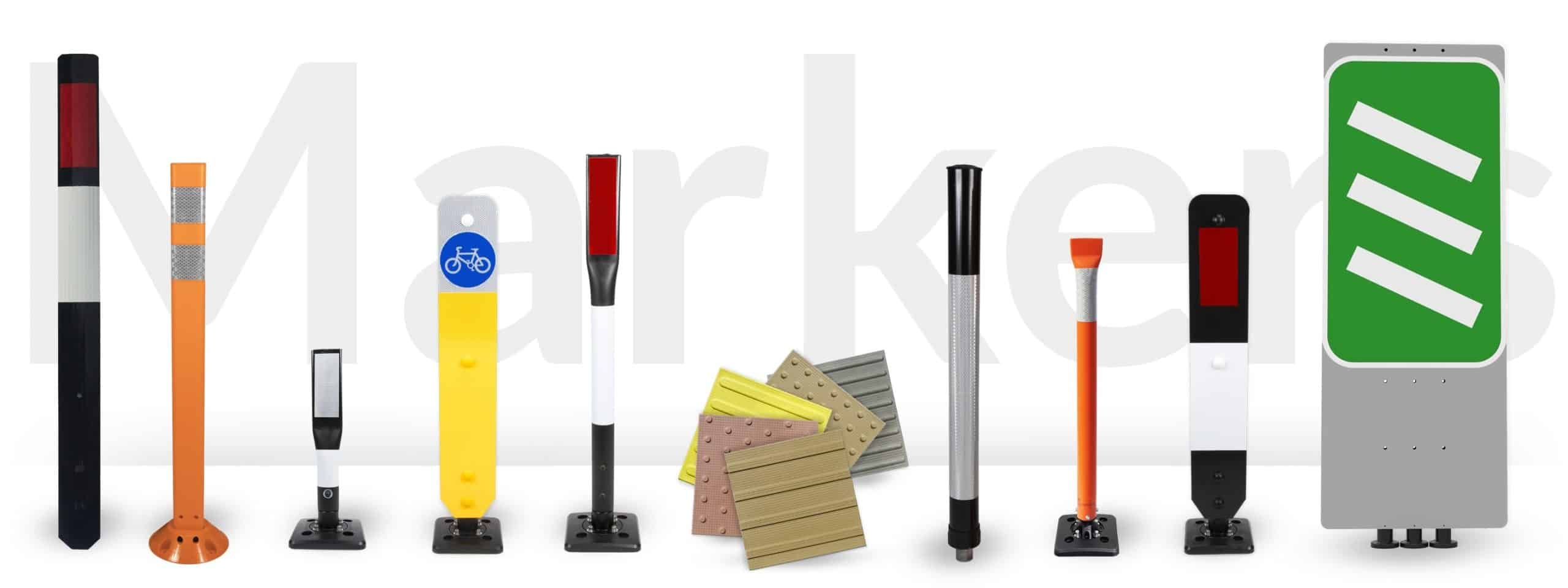 Hazard markers and marking posts from TMP Solutions